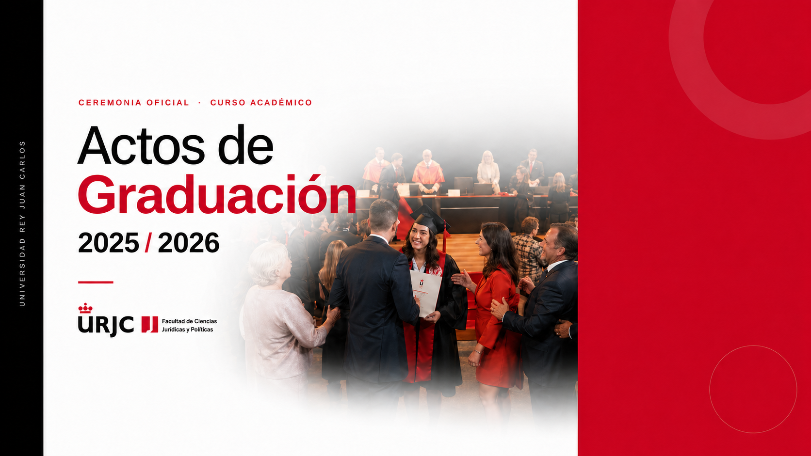 Actos de graduación de la FCJP 2025-2026